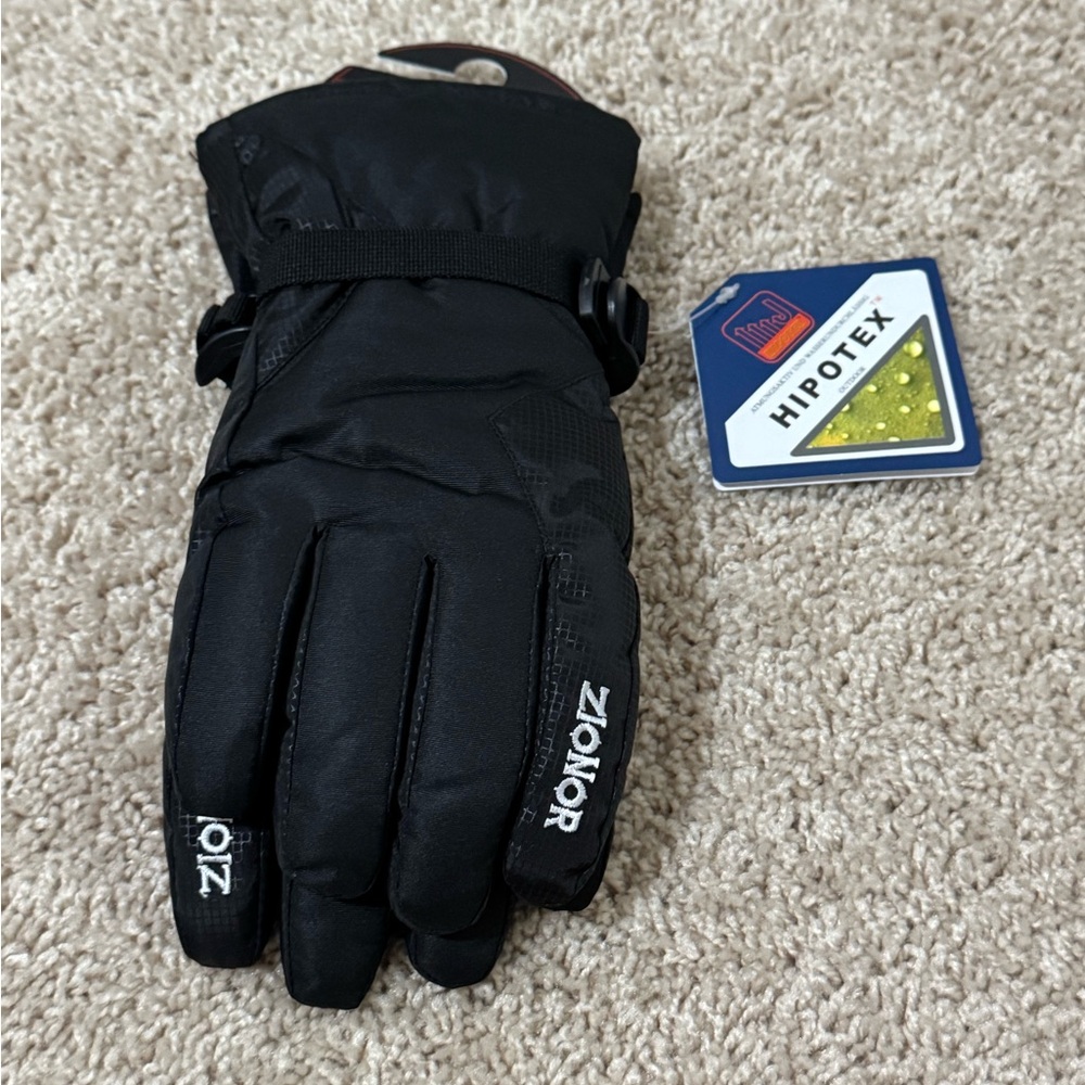 Zionor Black Winter Gloves Size XL
